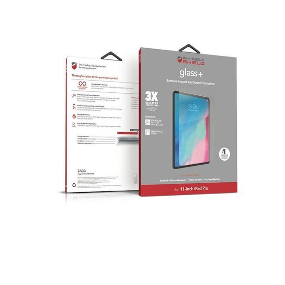 ZAGG - Apple iPad Pro 11 InvisibleShield Glass+ Moni Clear - Picture 3 of 4